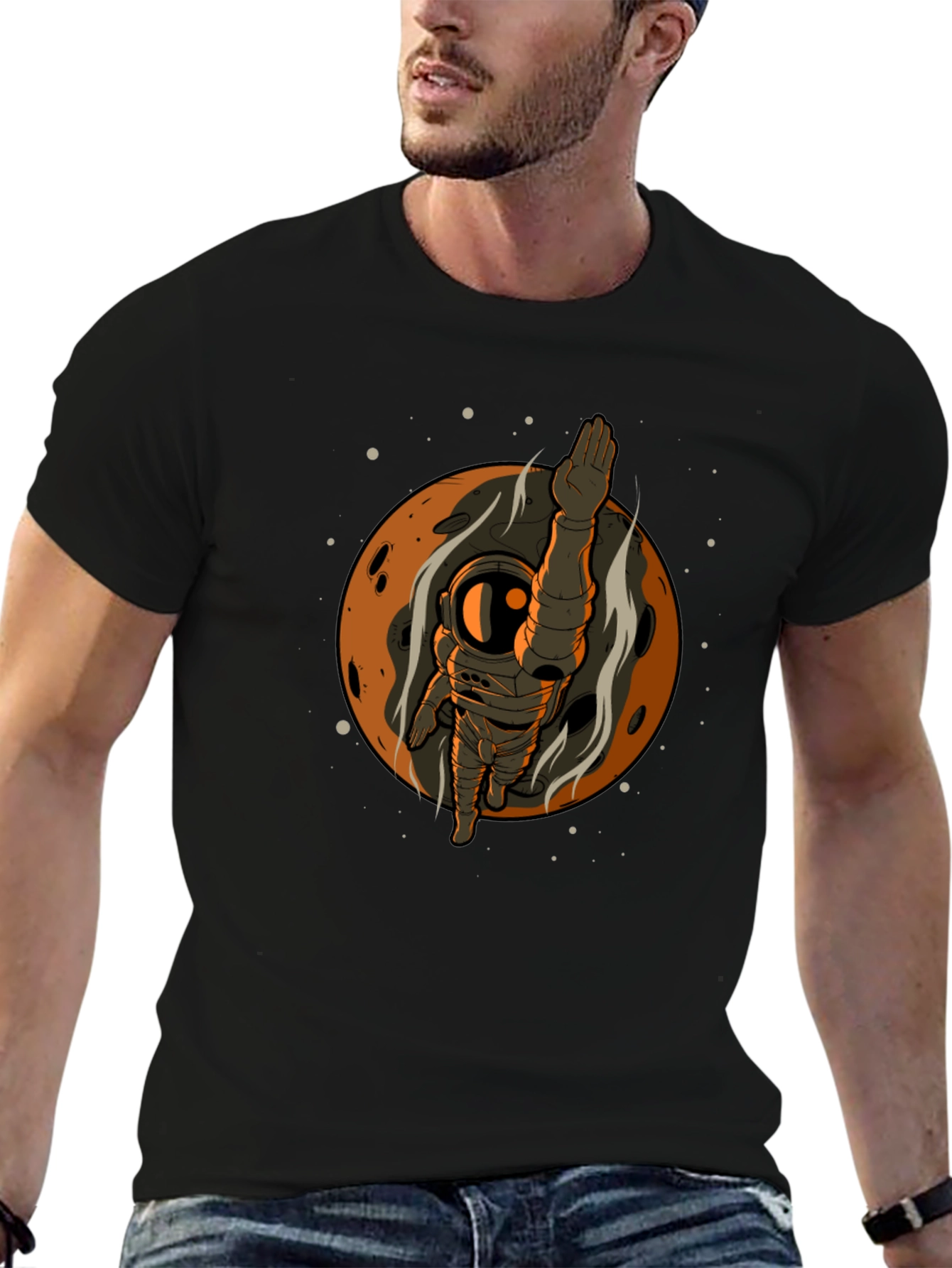 Astronaut Graphic T-Shirt - Space Adventure Tee