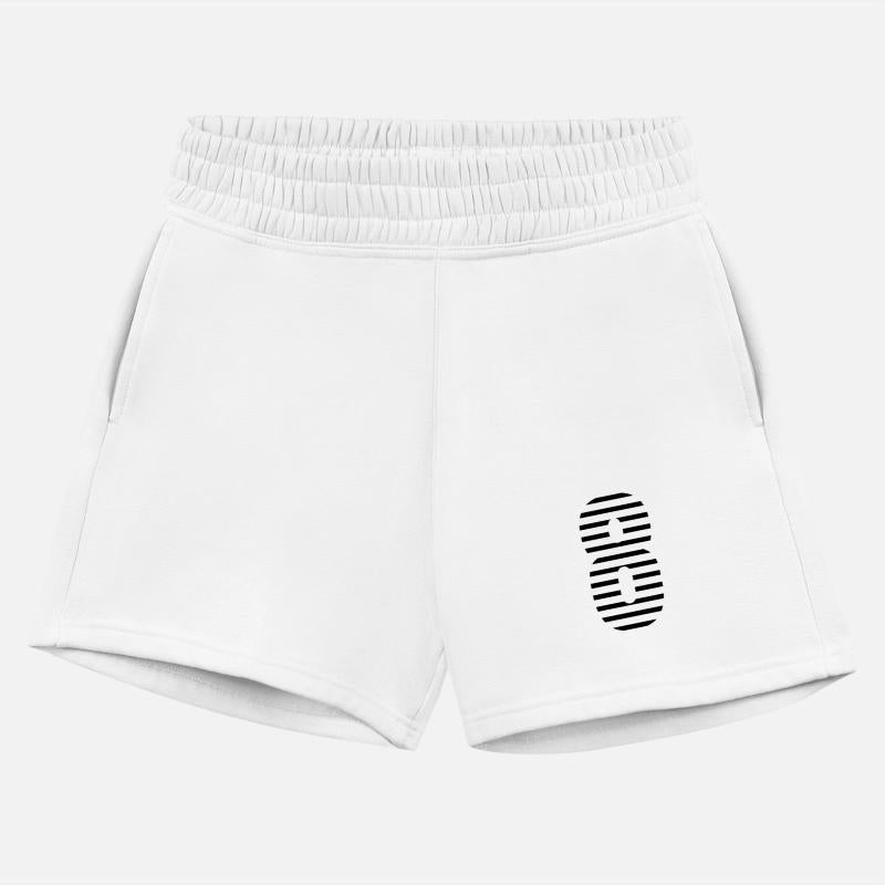 Sliced 8 Design: Digit 8 Cut in Striking Pattern