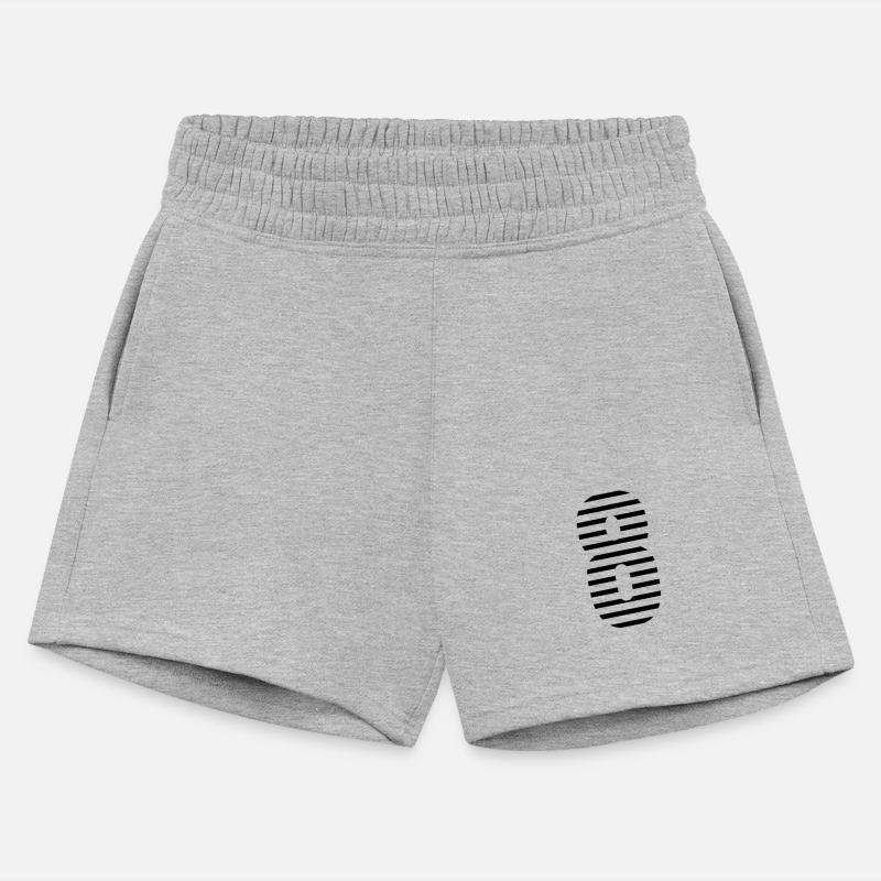 Sliced 8 Design: Digit 8 Cut in Striking Pattern