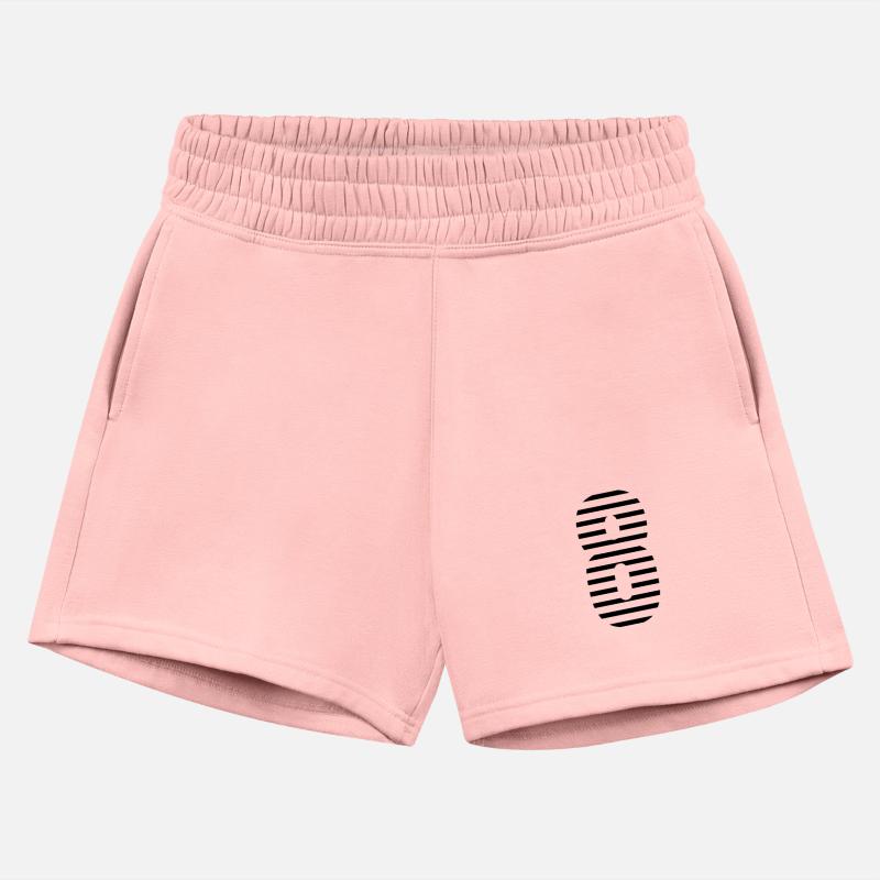 Sliced 8 Design: Digit 8 Cut in Striking Pattern