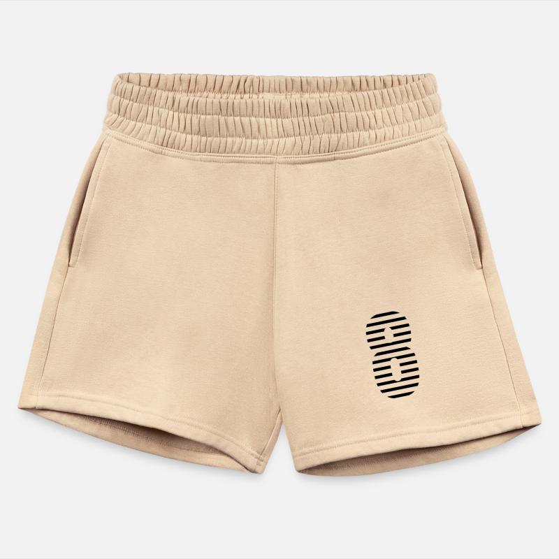 Sliced 8 Design: Digit 8 Cut in Striking Pattern