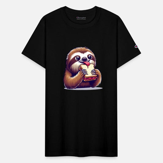 Sloth with peanut butter jam