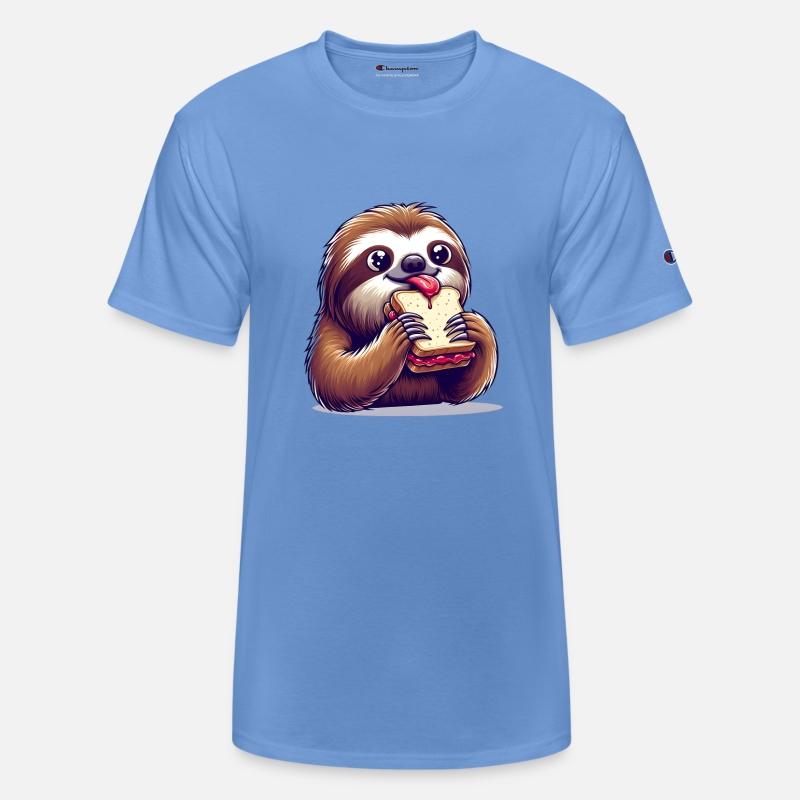 Sloth with peanut butter jam