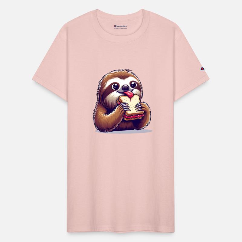 Sloth with peanut butter jam