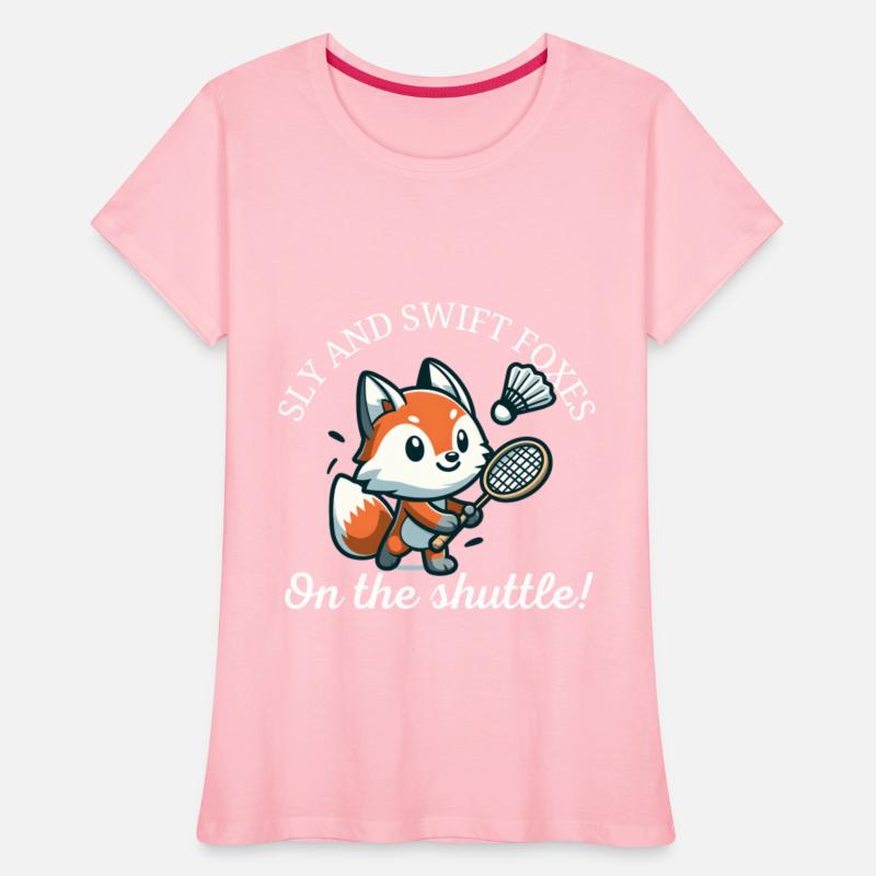 Sly and swift foxes on the shuttle badminton lover