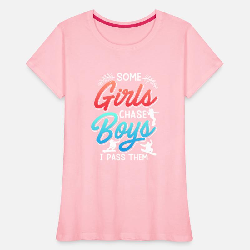 Snowboard Women Some Girls Chase Boys I Pass Them