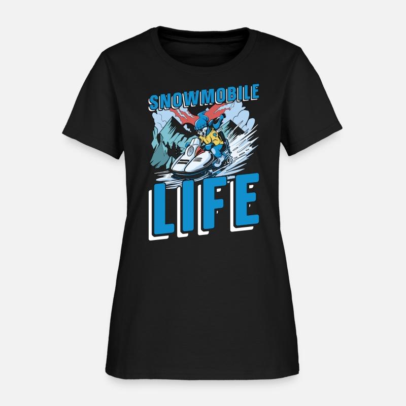 Snowmobile Life Motorsport Mountain Winter Sports