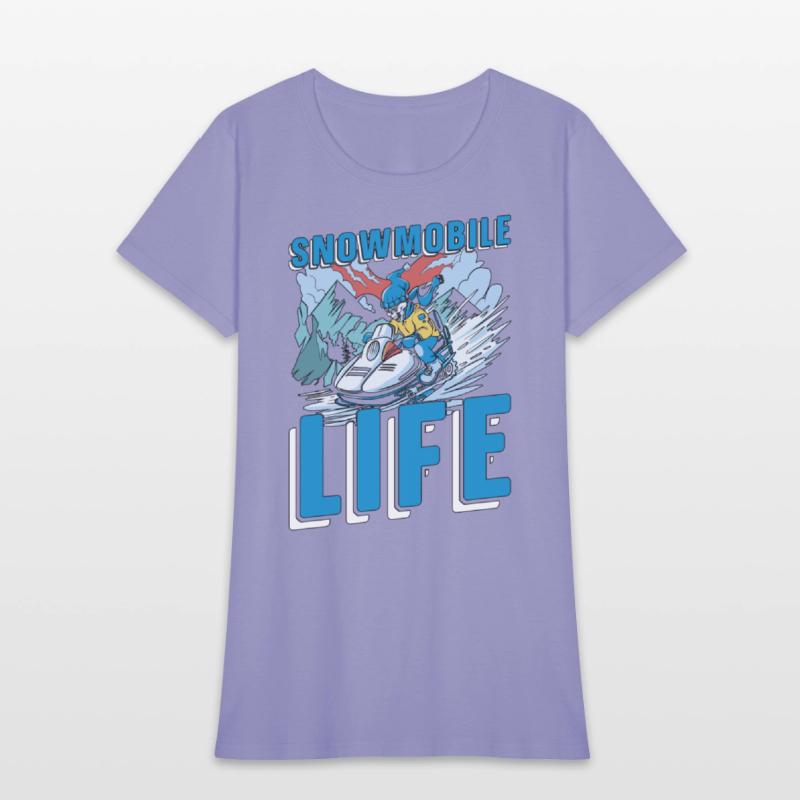 Snowmobile Life Motorsport Mountain Winter Sports