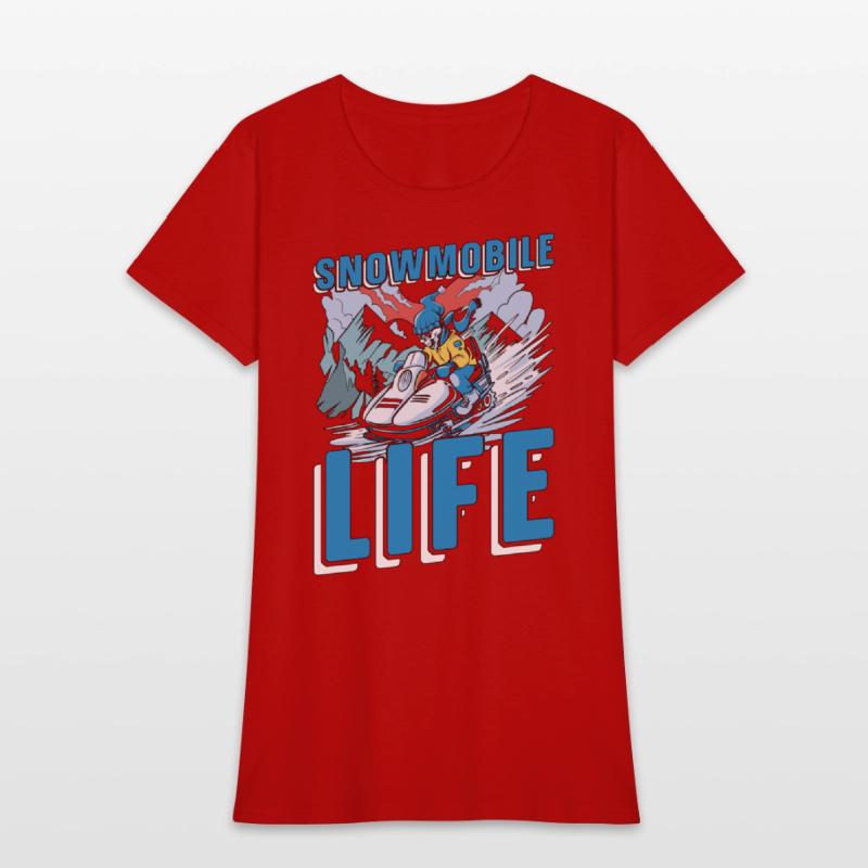 Snowmobile Life Motorsport Mountain Winter Sports