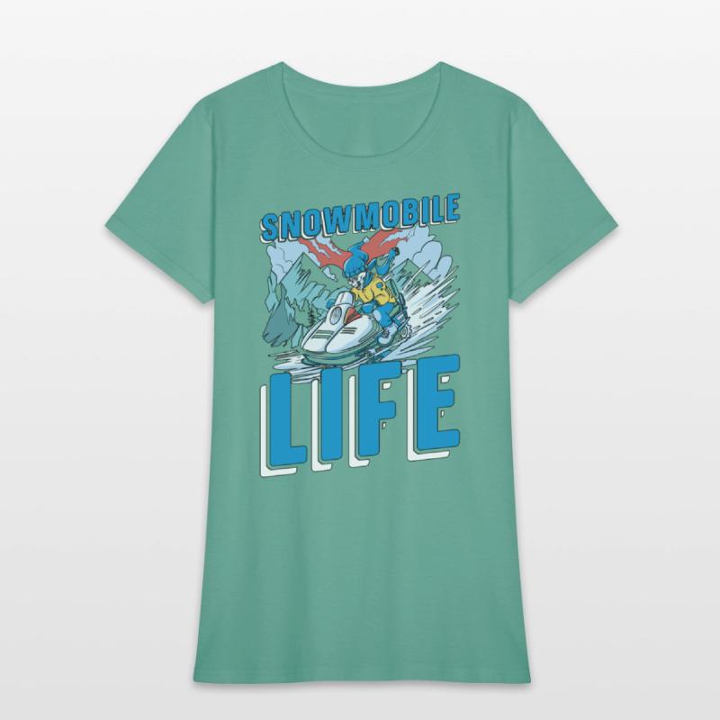 Snowmobile Life Motorsport Mountain Winter Sports