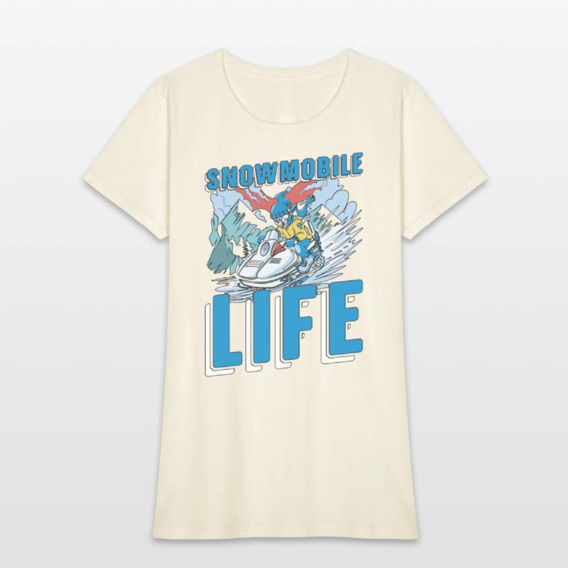 Snowmobile Life Motorsport Mountain Winter Sports