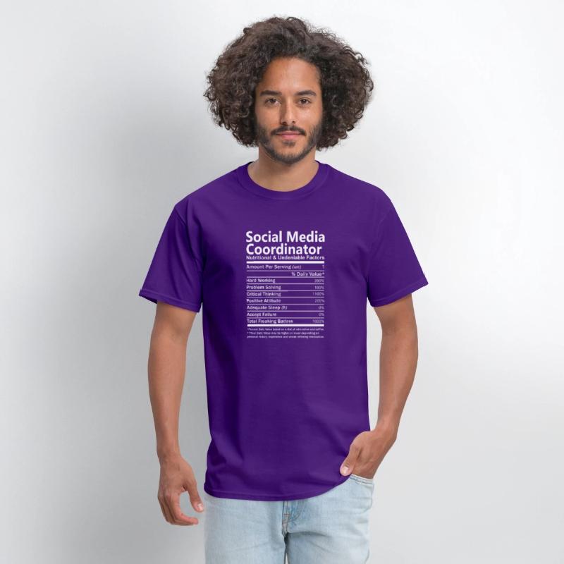 Social Media Coordinator T Shirt - Nutritional And