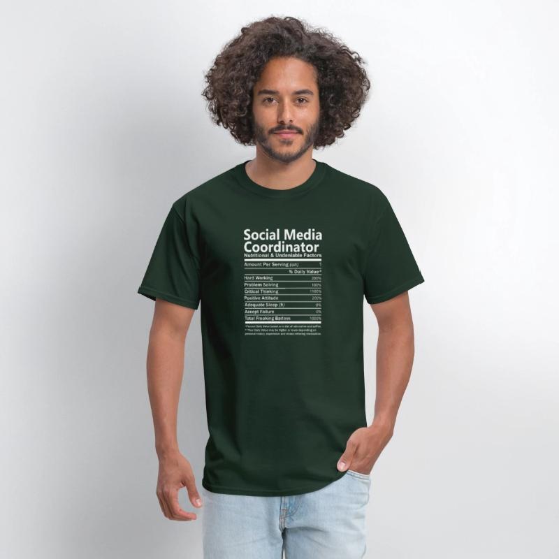 Social Media Coordinator T Shirt - Nutritional And