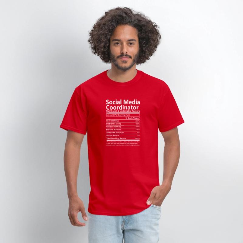 Social Media Coordinator T Shirt - Nutritional And