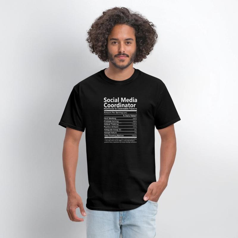 Social Media Coordinator T Shirt - Nutritional And