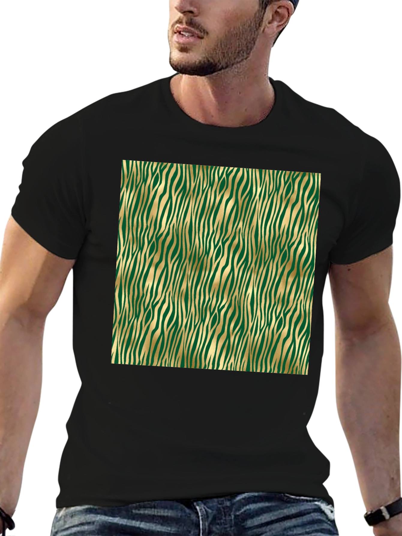 Stylish Zebra Stripe Tee