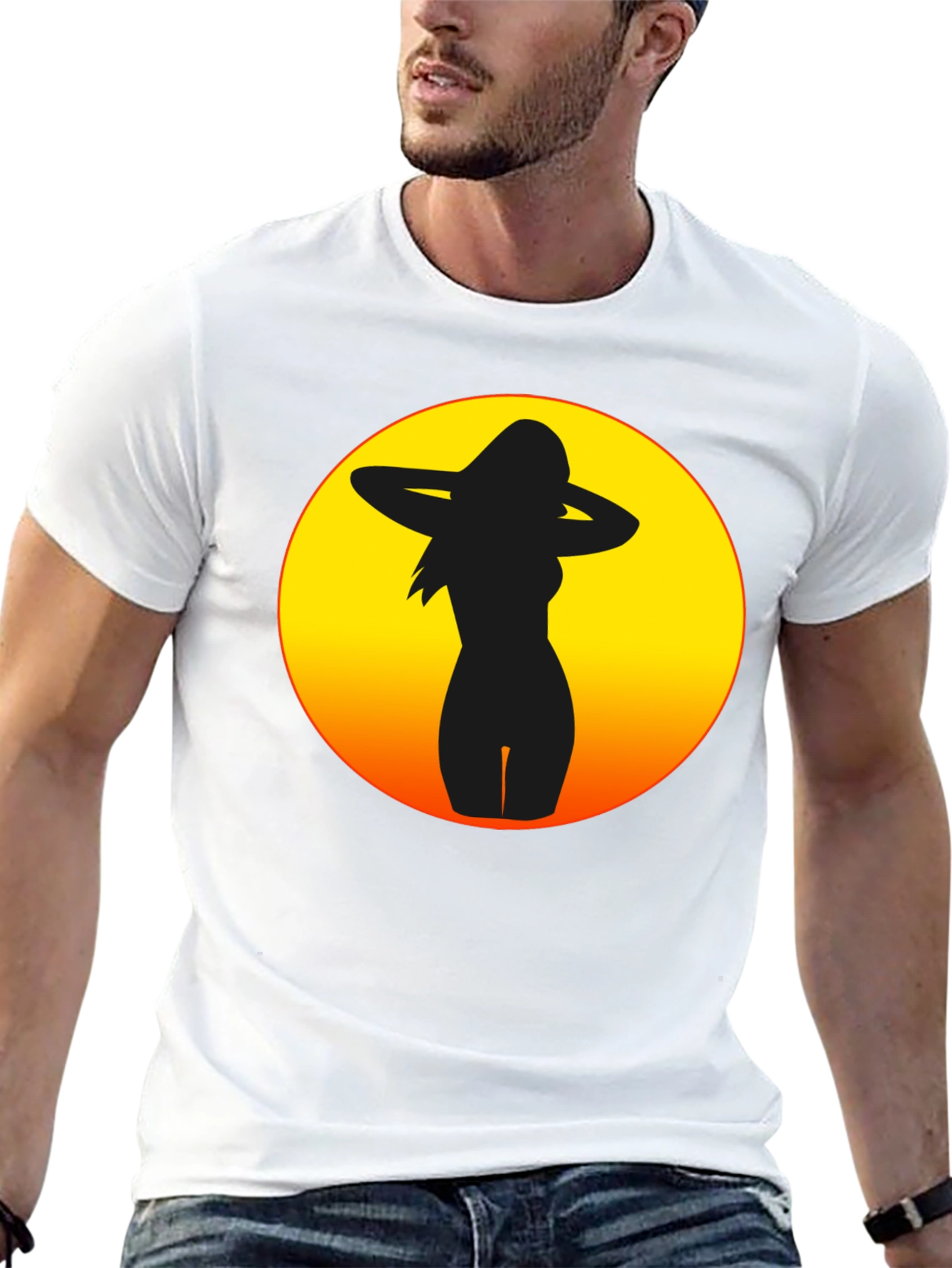 Sunset Silhouette Graphic Tee