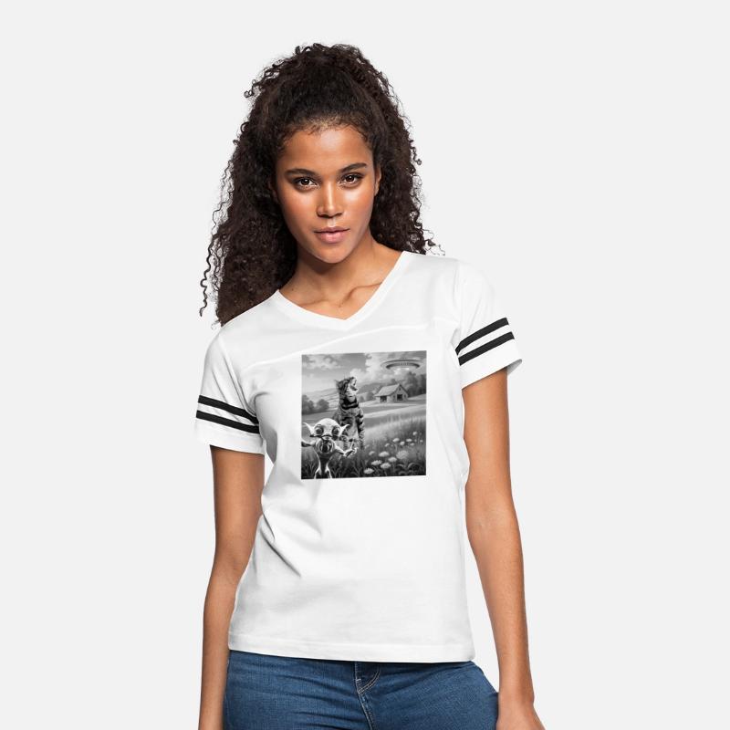 Space Alien Selfie Cat and Spaceship Funny Meme