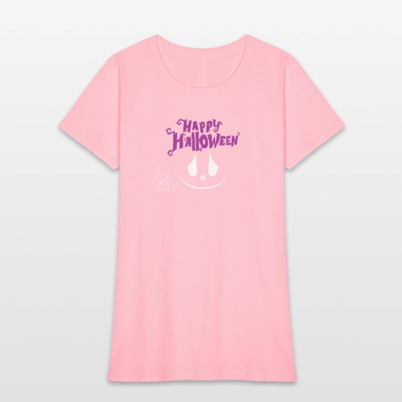 Spooky Halloween Skull with Web