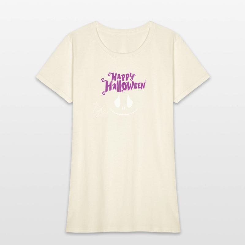 Spooky Halloween Skull with Web