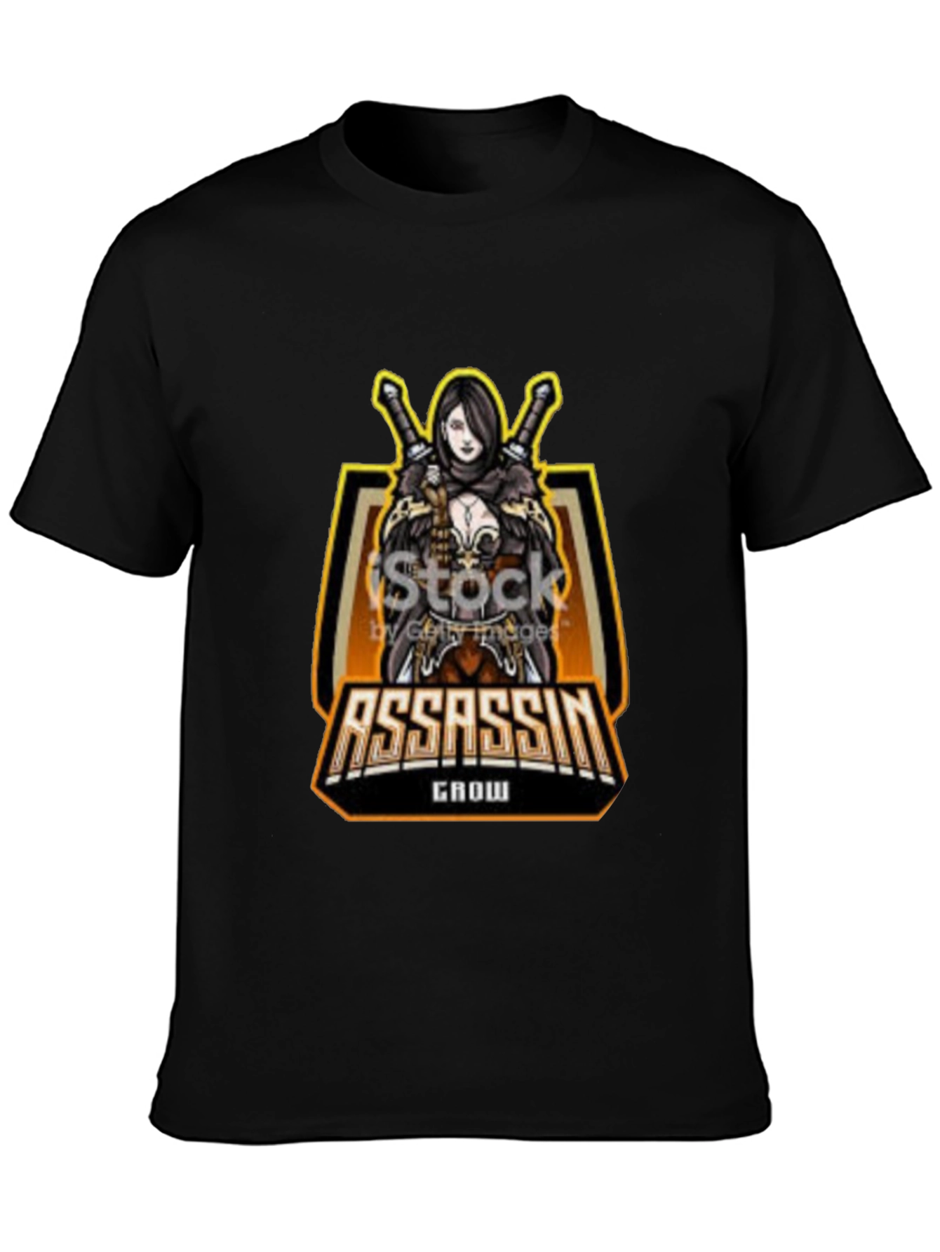 Assassin Grow Gaming T-Shirt - Black