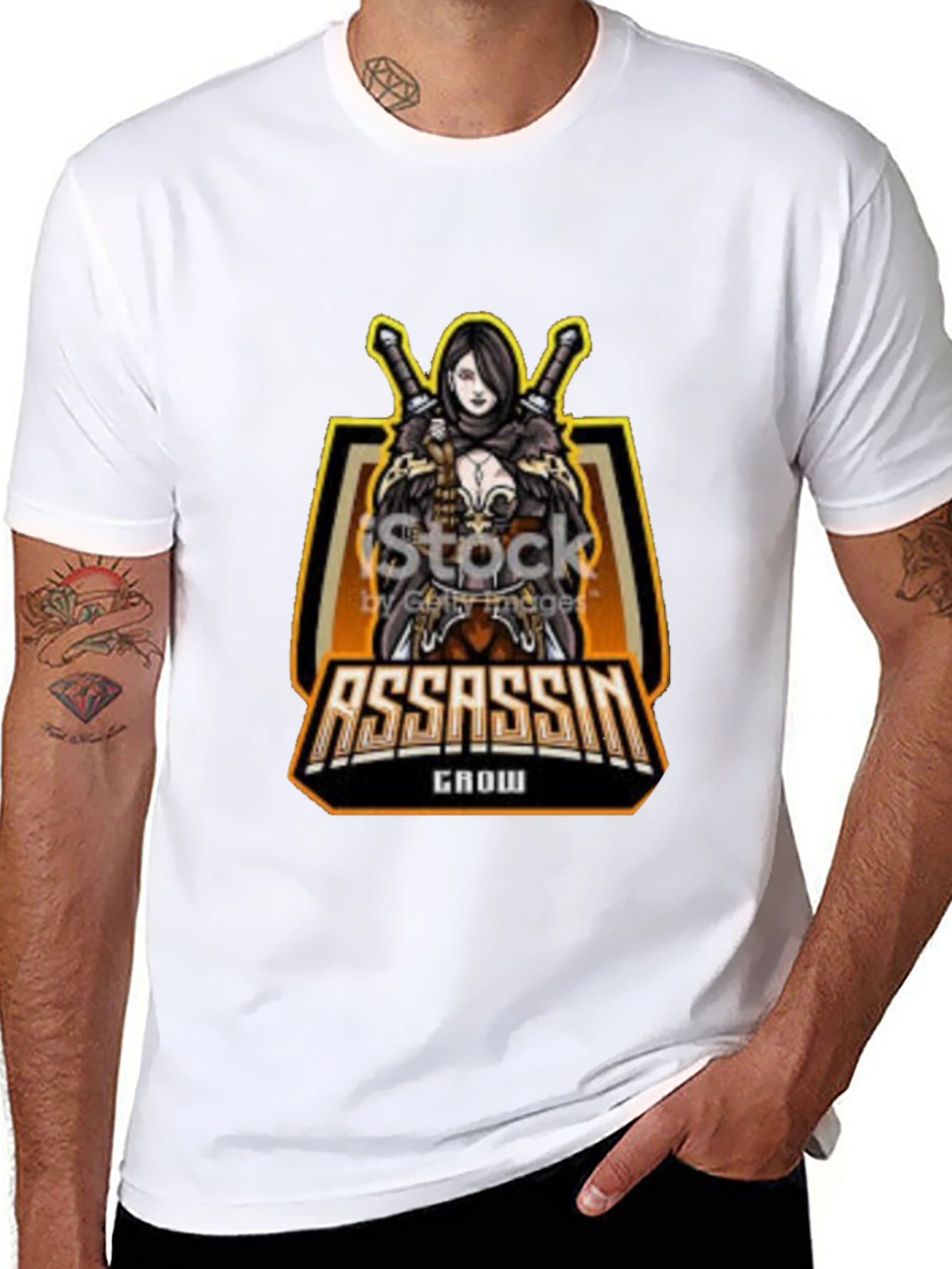 Assassin Grow Gaming T-Shirt - Black