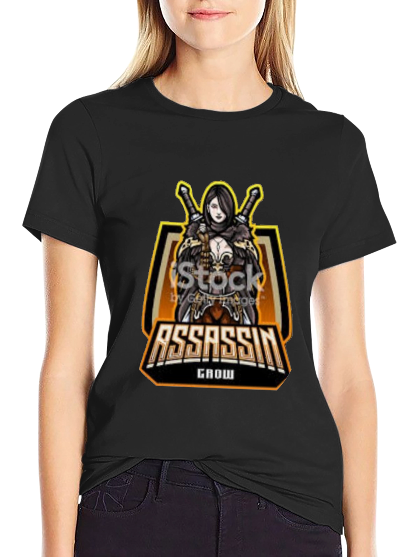Assassin Grow Gaming T-Shirt - Black