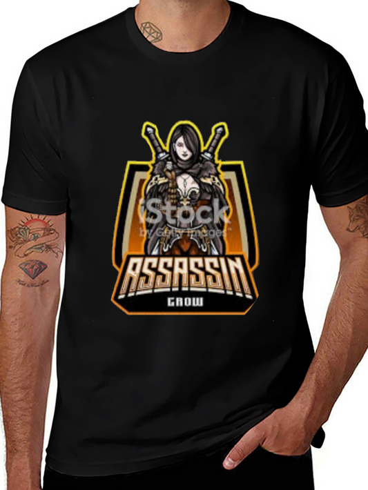 Assassin Grow Gaming T-Shirt - Black
