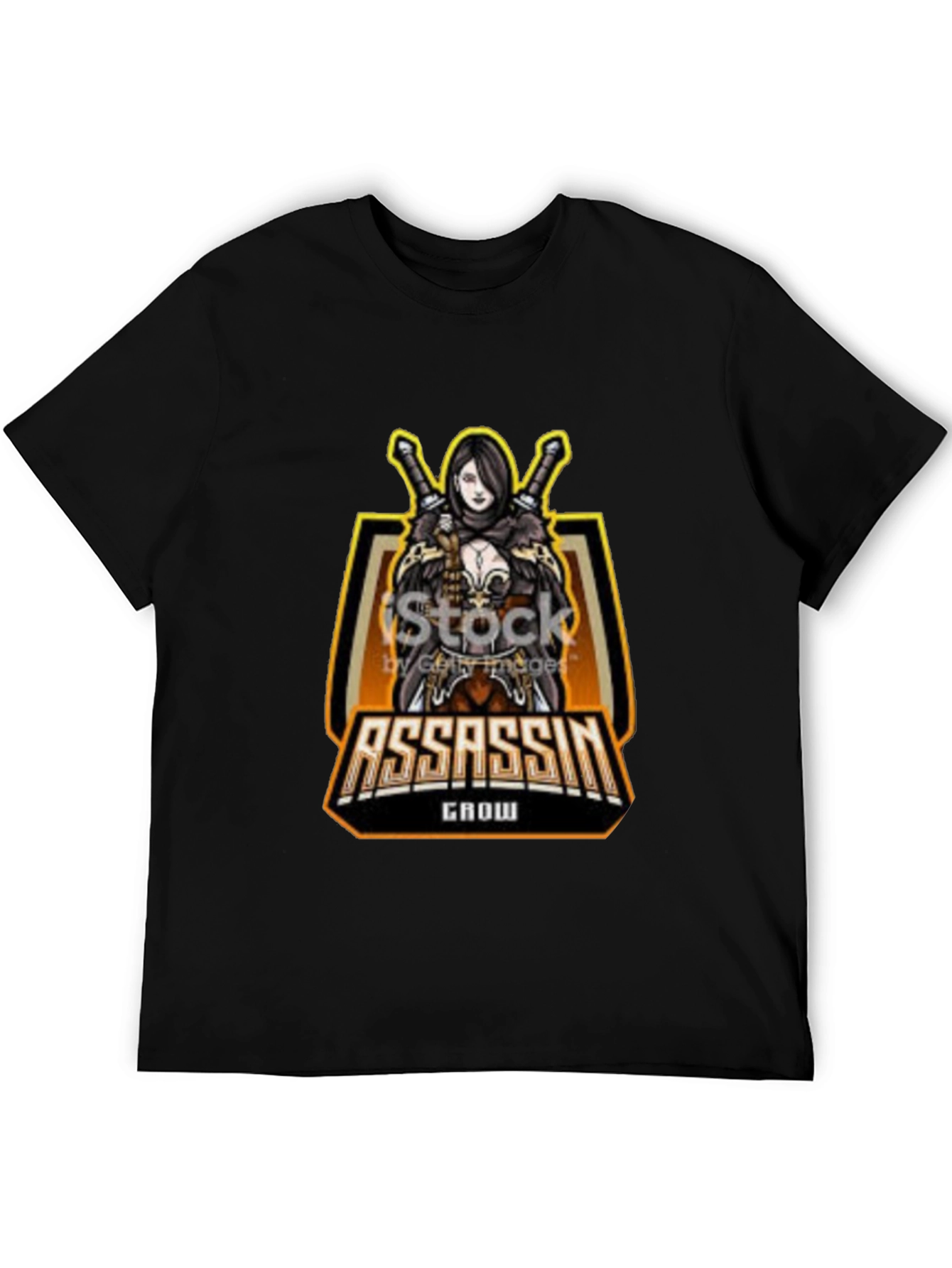 Assassin Grow Gaming T-Shirt - Black