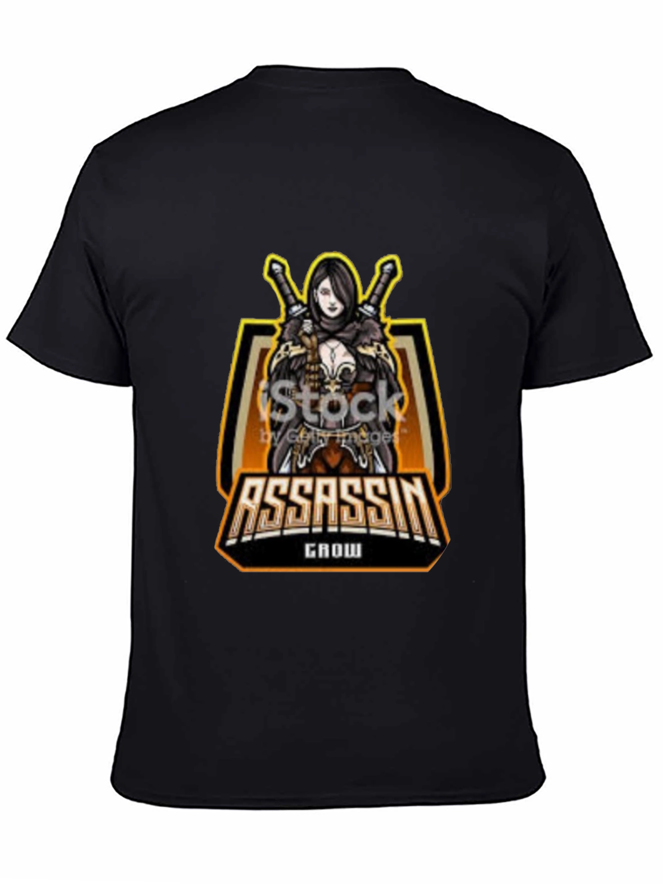 Assassin Grow Gaming T-Shirt - Black