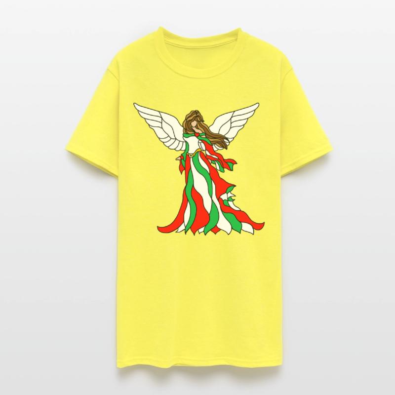 Stained Glass Italian Christmas Angel Princess