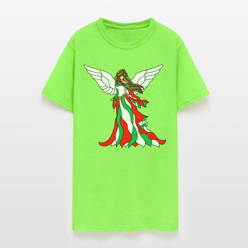 Stained Glass Italian Christmas Angel Princess