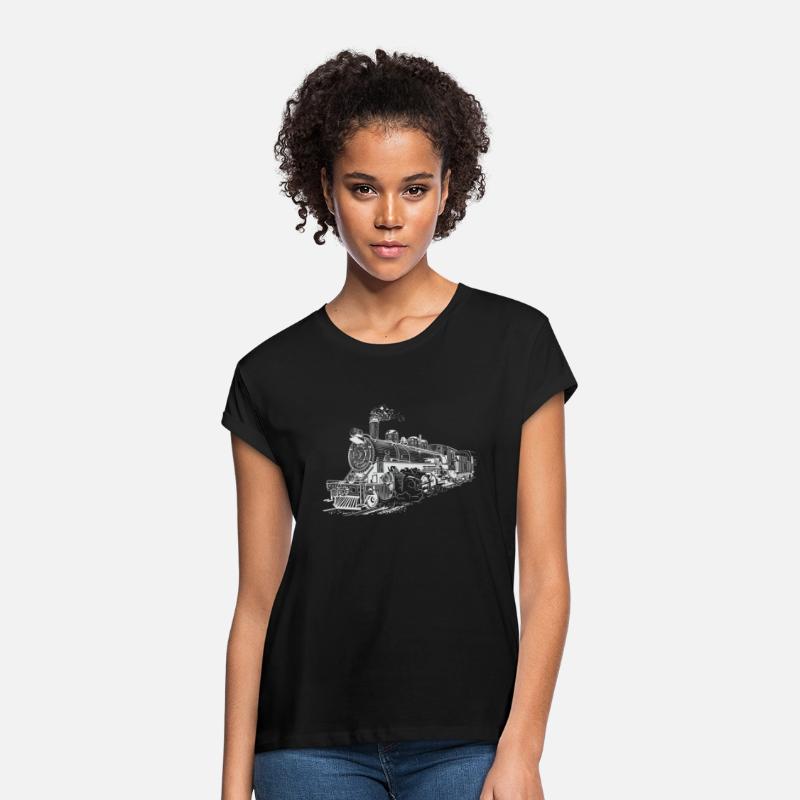 Steam Locomotive Retro Railroad Fashion