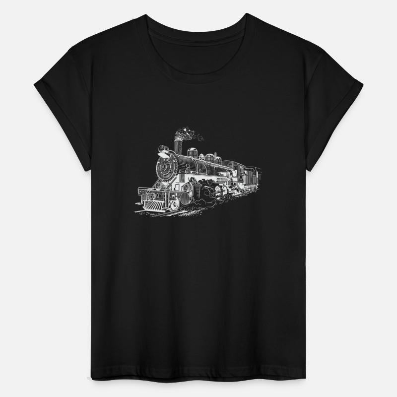 Steam Locomotive Retro Railroad Fashion