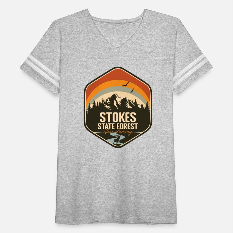 Stokes State Forest New Jersey NJ Retro Sunset