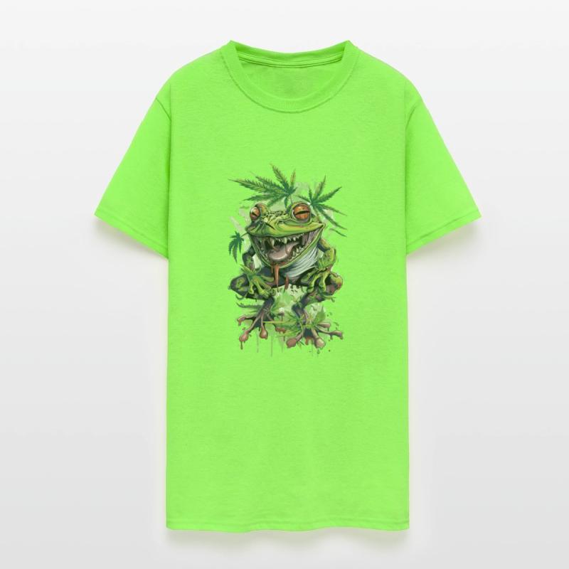 Stoner Weed Cannabis Grass 420 Frog