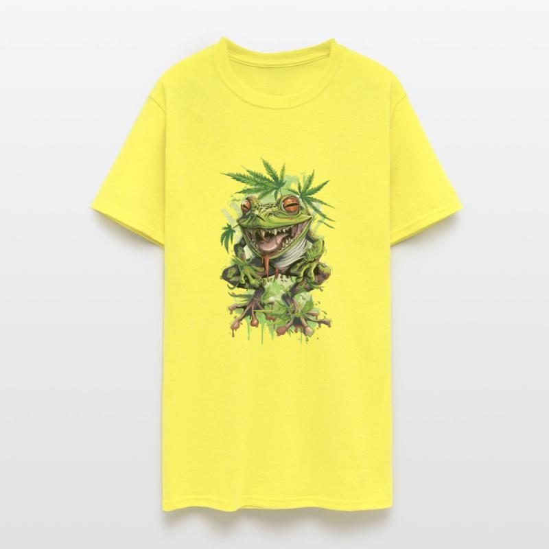 Stoner Weed Cannabis Grass 420 Frog