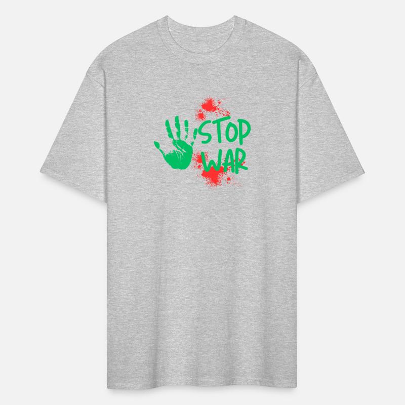 Stop War – Bold Handprint Anti-War Graphic Design