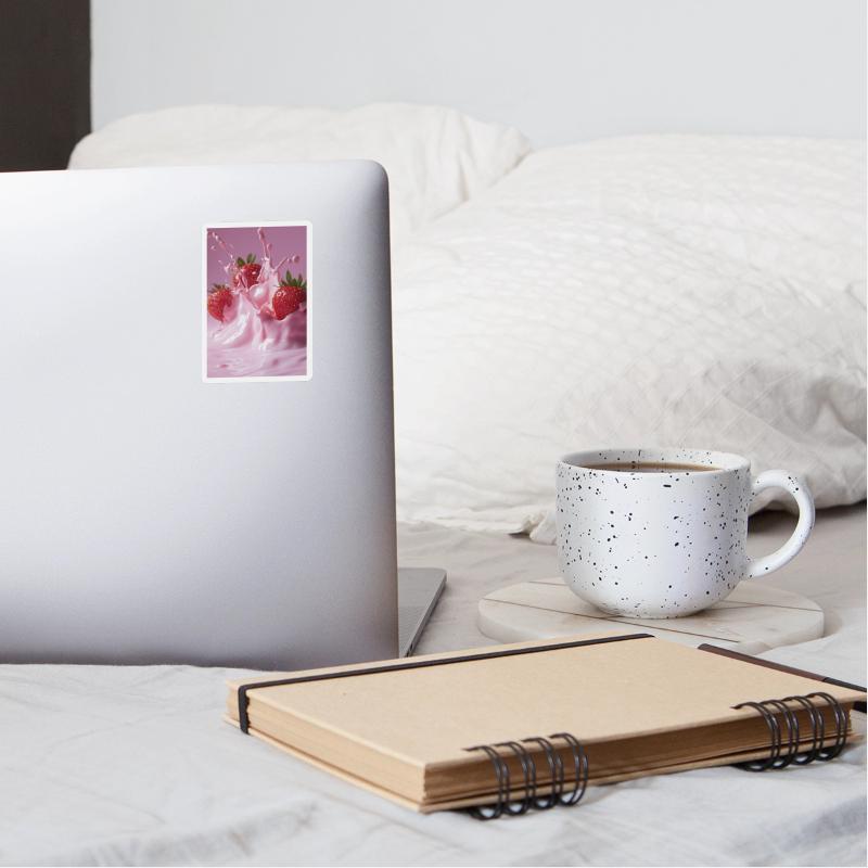 Strawberries in Pink Splash