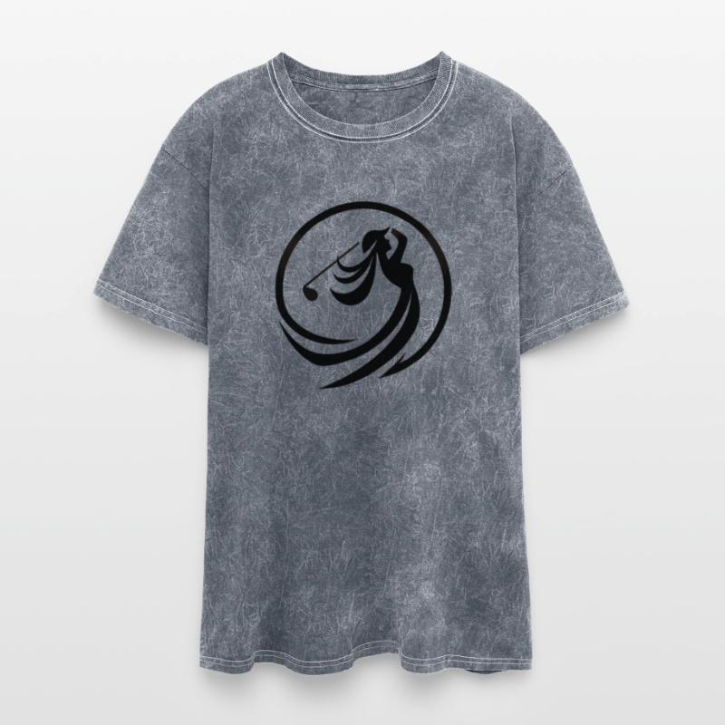 Stylish Female Golfer Silhouette