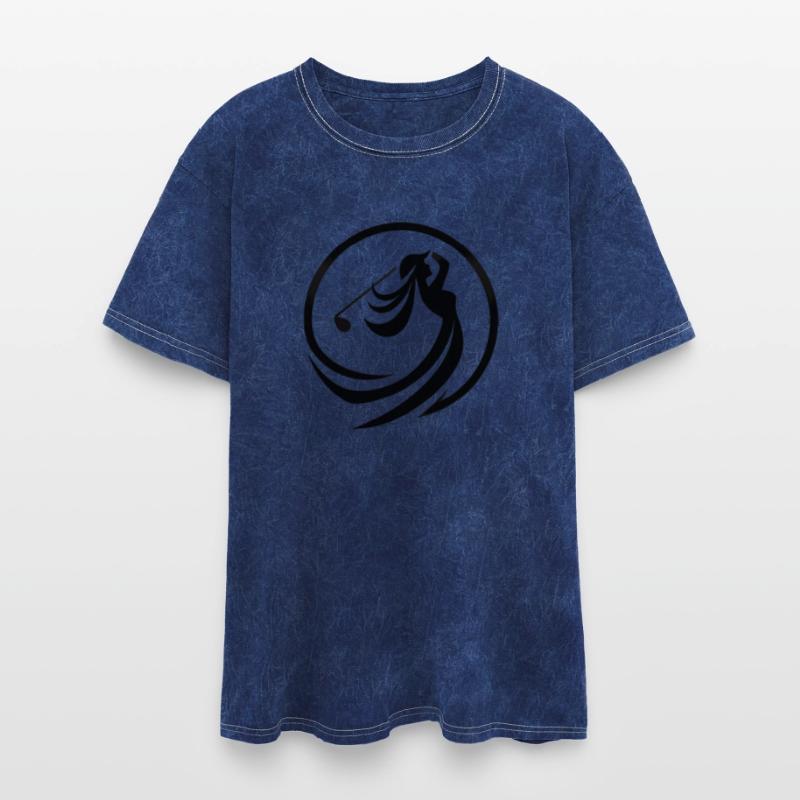 Stylish Female Golfer Silhouette