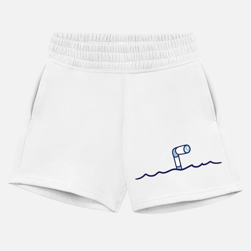 Submarine Water Surface Periscope Observe Dives