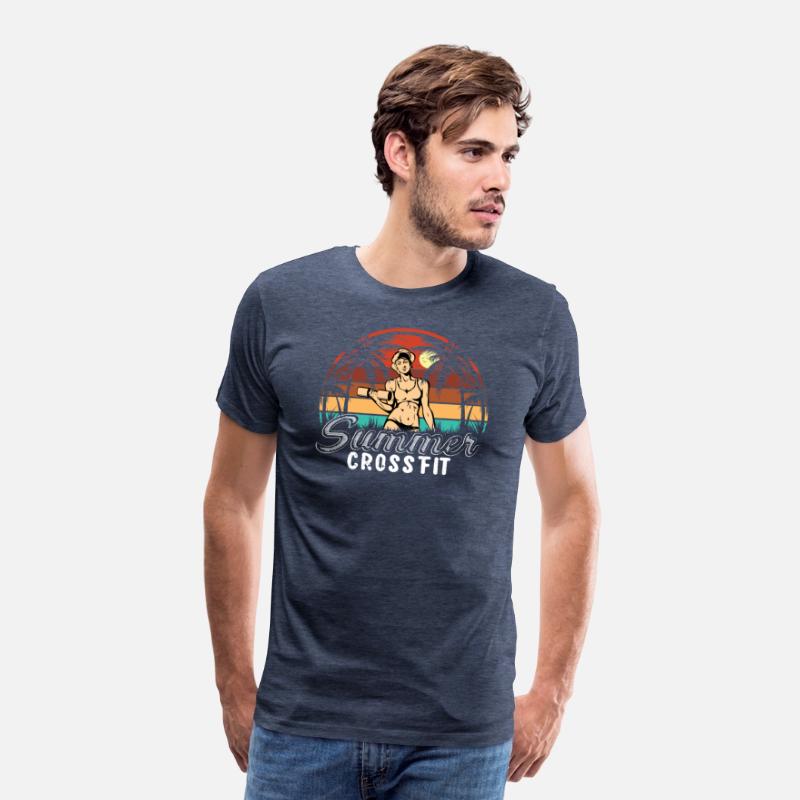 Summer CrossFit vintage sunset design