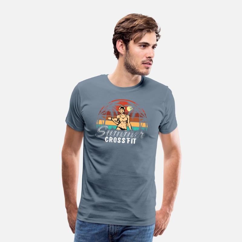Summer CrossFit vintage sunset design