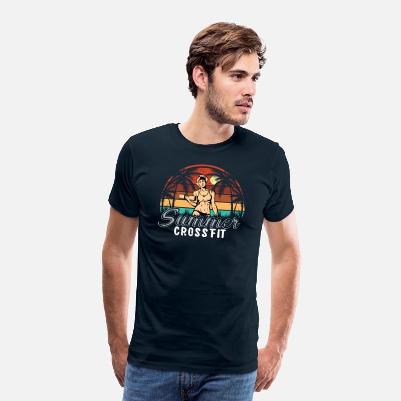 Summer CrossFit vintage sunset design