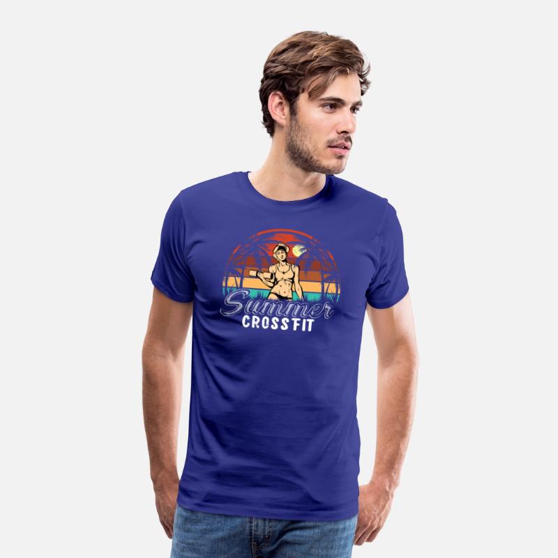 Summer CrossFit vintage sunset design