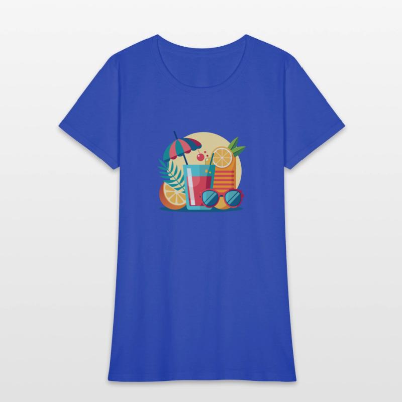 summer is a sunglasses cold drinks