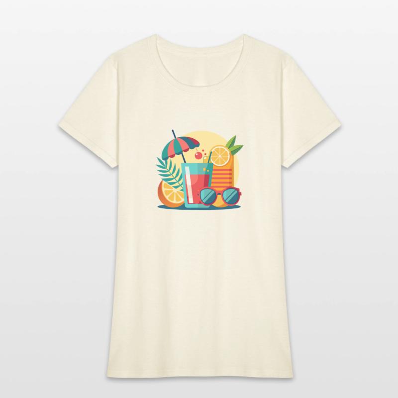 summer is a sunglasses cold drinks