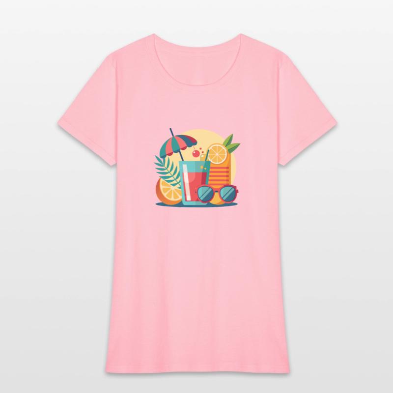 summer is a sunglasses cold drinks