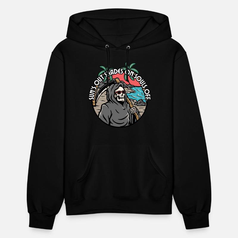 Sun Out Shade On Soul Off Funny Grim Reaper Summer